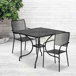Flash Furniture , CO-35SQ-02CHR2-BK-GG, Indoor Outdoor Sets