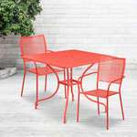 Flash Furniture , CO-35SQ-02CHR2-RED-GG, Indoor Outdoor Sets