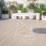 Flash Furniture , CO-4-WH-GG, Indoor Outdoor Tables