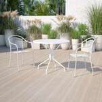 Flash Furniture , CO-7-WH-GG, Indoor Outdoor Tables