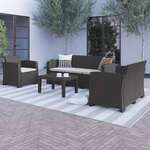 Flash Furniture , DAD-SF-123T-DKGY-GG, Patio Sets