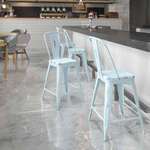 Flash Furniture , ET-3534-24-DB-GG, Indoor Outdoor Barstools