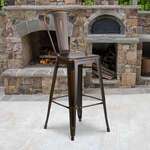 Flash Furniture , ET-3534-30-COP-GG, Indoor Outdoor Barstools