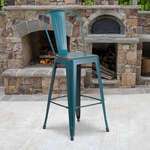 Flash Furniture , ET-3534-30-KB-GG, Indoor Outdoor Barstools