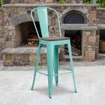 Flash Furniture , ET-3534-30-MINT-WD-GG, Restaurant Barstools