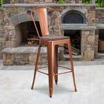 Flash Furniture , ET-3534-30-POC-WD-GG, Restaurant Barstools