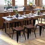 Flash Furniture , ET-BT3503-18-BLK-WD-GG, Restaurant Barstools