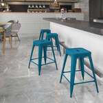 Flash Furniture , ET-BT3503-24-AB-GG, Indoor Outdoor Barstools