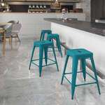Flash Furniture , ET-BT3503-24-KB-GG, Indoor Outdoor Barstools