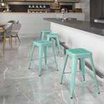 Flash Furniture , ET-BT3503-24-MINT-GG, Indoor Outdoor Barstools