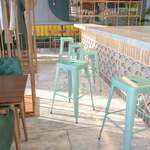 Flash Furniture , ET-BT3503-30-MINT-GG, Indoor Outdoor Barstools