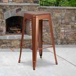 Flash Furniture , ET-BT3503-30-POC-WD-GG, Restaurant Barstools
