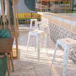 Flash Furniture , ET-BT3503-30-WH-GG, Indoor Outdoor Barstools