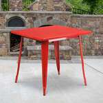 Flash Furniture , ET-CT002-1-RED-GG, Indoor Outdoor Tables