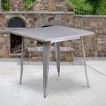 Flash Furniture , ET-CT002-1-SIL-GG, Indoor Outdoor Tables