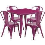Flash Furniture , ET-CT002-4-30-PUR-GG, Indoor Outdoor Sets