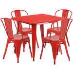 Flash Furniture , ET-CT002-4-30-RED-GG, Indoor Outdoor Sets