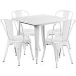 Flash Furniture , ET-CT002-4-30-WH-GG, Indoor Outdoor Sets