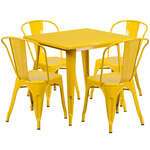 Flash Furniture , ET-CT002-4-30-YL-GG, Indoor Outdoor Sets