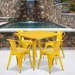 Flash Furniture , ET-CT002-4-70-YL-GG, Indoor Outdoor Sets