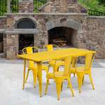 Flash Furniture , ET-CT005-4-30-YL-GG, Indoor Outdoor Sets