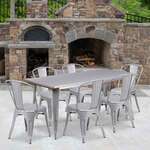 Flash Furniture , ET-CT005-6-30-SIL-GG, Indoor Outdoor Sets