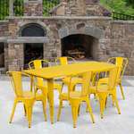 Flash Furniture , ET-CT005-6-30-YL-GG, Indoor Outdoor Sets