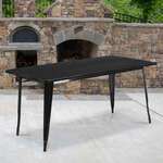 Flash Furniture , ET-CT005-BK-GG, Indoor Outdoor Tables