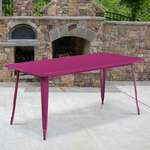 Flash Furniture , ET-CT005-PUR-GG, Indoor Outdoor Tables