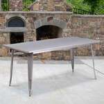 Flash Furniture , ET-CT005-SIL-GG, Indoor Outdoor Tables