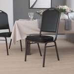 Flash Furniture , FD-C01-GOLDVEIN-BK-VY-GG, Banquet/Church Stack Chairs