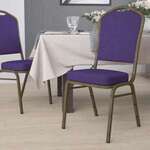 Flash Furniture , FD-C01-PUR-GV-GG, Banquet/Church Stack Chairs