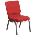 Flash Furniture , FD-CH02185-SV-RED-BAS-GG, Banquet/Church Stack Chairs