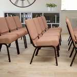 Flash Furniture , FD-CH0221-4-CV-BN-GG, Banquet/Church Stack Chairs