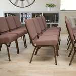 Flash Furniture , FD-CH0221-4-GV-BNDOT-GG, Banquet/Church Stack Chairs