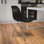 Flash Furniture , FH-130-CPP1-BK-GG, Accent Chairs - Nonupholstered