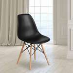 Flash Furniture , FH-130-DPP-BK-GG, Accent Chairs - Nonupholstered