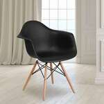 Flash Furniture , FH-132-DPP-BK-GG, Accent Chairs - Nonupholstered