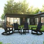 Flash Furniture , JJ-C14709-4-T14001-BK-GG, Patio Sets