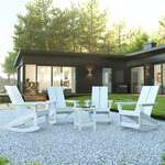 Flash Furniture , JJ-C14709-4-T14001-WH-GG, Patio Sets