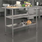 Flash Furniture , NH-WT-GU-2448-GG, Restaurant Prep Tables