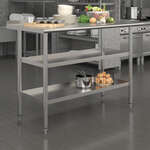 Flash Furniture , NH-WT-GU-2448BSP-GG, Restaurant Prep Tables