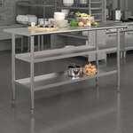 Flash Furniture , NH-WT-GU-2460-GG, Restaurant Prep Tables