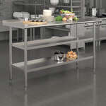 Flash Furniture , NH-WT-GU-2460BSP-GG, Restaurant Prep Tables