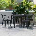 Flash Furniture , SB-T11C4-T-BK-GG, Indoor Outdoor Sets