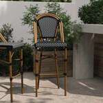 Flash Furniture , SDA-AD642001-BS-BKWH-NAT-GG, Indoor Outdoor Barstools