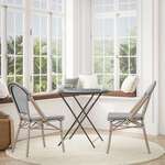 Flash Furniture , SDA-AD642107-BLKWH-LTNAT-GG, Indoor Outdoor Chairs
