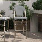 Flash Furniture , SDA-AD642107-BS-BLKWH-LTNAT-GG, Indoor Outdoor Barstools
