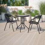 Flash Furniture , TLH-071RD-037BK2-GG, Indoor Outdoor Sets