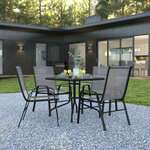Flash Furniture , TLH-073A2303C-GY-GG, Indoor Outdoor Sets